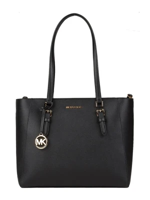Michael Kors Skórzana torebka w kolorze czarnym - 35 x 30 x 10 cm rozmiar: onesize