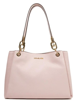 Michael Kors Skórzana torebka w kolorze jasnoróżowym - 36 x 27 x 14 cm rozmiar: onesize