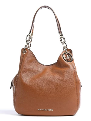 Michael Kors Skórzana torebka w kolorze karmelowym - 31 x 30 x 6 cm rozmiar: onesize