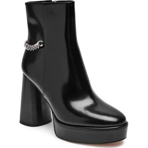 Michael Kors Skórzane botki na słupku