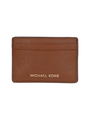 Michael Kors Skórzane etui na karty JET SET