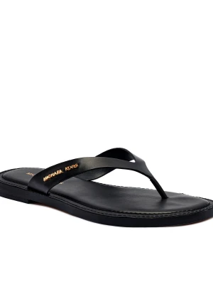 Michael Kors Skórzane japonki Koko czarny