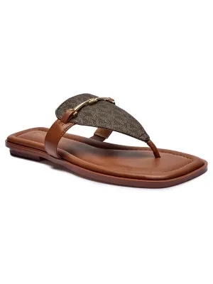Michael Kors Skórzane japonki LENA