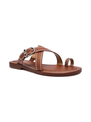 Michael Kors Skórzane klapki ASHTON