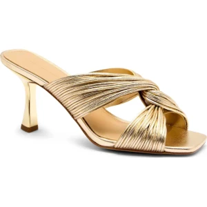 Michael Kors Skórzane klapki na szpilce ALESSIA