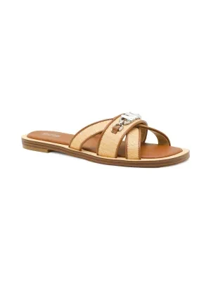 Michael Kors Skórzane klapki TIFFANIE