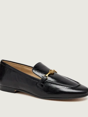 Michael Kors Skórzane loafersy Bryant czarny
