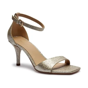 Michael Kors Skórzane sandały na szpilce JAIDA