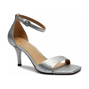 Michael Kors Skórzane sandały na szpilce JAIDA