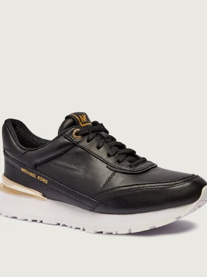 Michael Kors Skórzane sneakersy Nova czarny