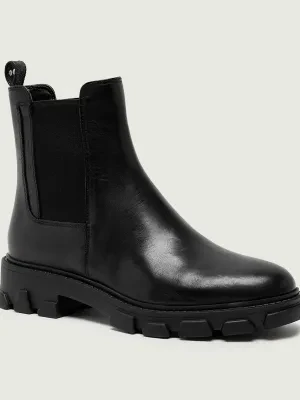 Michael Kors Skórzane sztyblety RIDLEY