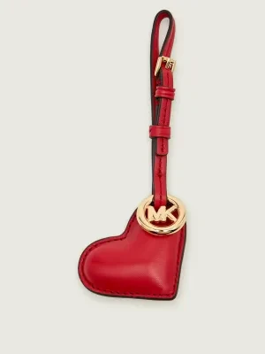 Michael Kors Skórzany brelok Puffy Heart