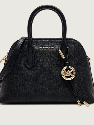 Michael Kors Skórzany kuferek Freddie czarny