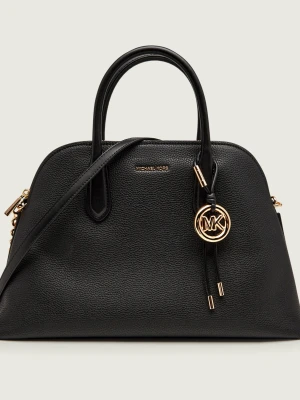 Michael Kors Skórzany kuferek Freddie czarny