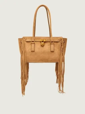 Michael Kors Skórzany kuferek Hamilton