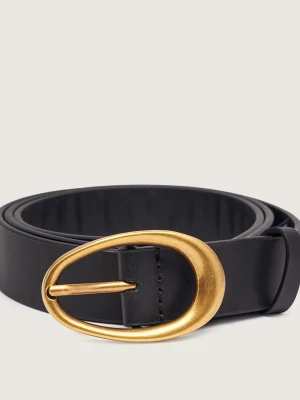 Michael Kors Skórzany pasek czarny