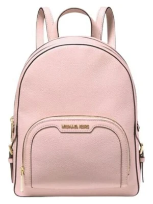 Michael Kors Skórzany plecak w kolorze jasnoróżowym - 24 x 30 x 9 cm rozmiar: onesize
