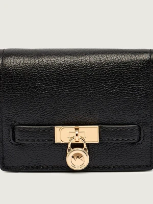 Michael Kors Skórzany portfel Hamilton Moderne czarny