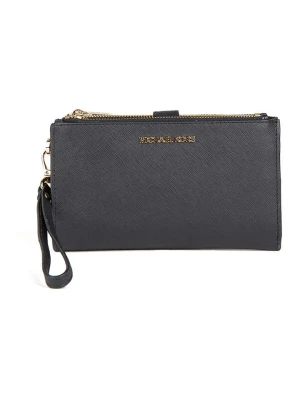 Michael Kors Skórzany portfel w kolorze czarnym - 19 x 14 x 2 cm rozmiar: onesize