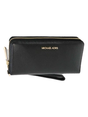 Michael Kors Skórzany portfel w kolorze czarnym - 21 x 10 x 2,5 cm rozmiar: onesize