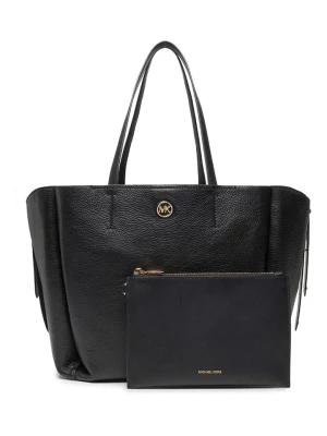 Michael Kors Skórzany shopper bag w kolorze czarnym - 50 x 28,5 x 19 cm rozmiar: onesize