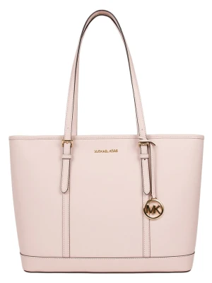 Michael Kors Skórzany shopper bag w kolorze jasnoróżowym - 43 x 29 x 14 cm rozmiar: onesize