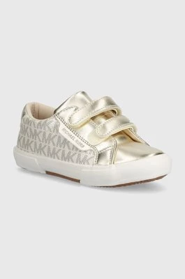 Michael Kors sneakersy dziecięce kolor złoty