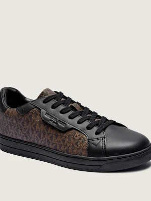 Michael Kors Sneakersy KEATING | z dodatkiem skóry brązowy