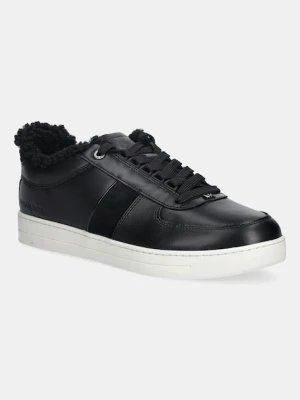 Michael Kors sneakersy skórzane Brady czarny