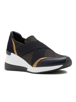 Michael Kors Sneakersy Geena | z dodatkiem skóry czarny