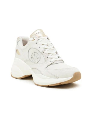 Michael Kors Sneakersy ZUMA | z dodatkiem skóry kremowy