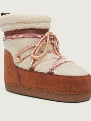 Michael Kors Śniegowce ZELDA | zamsz | shearling