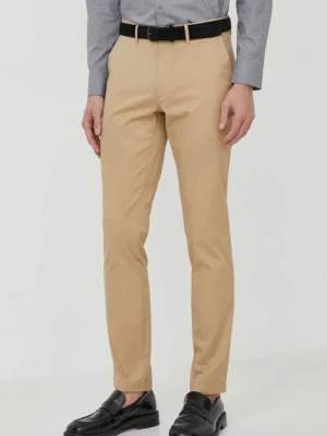 Michael Kors spodnie chinos męskie z bawełną