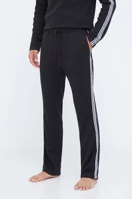 Michael Kors spodnie bawełniane lounge kolor czarny z aplikacją 6F35P13081