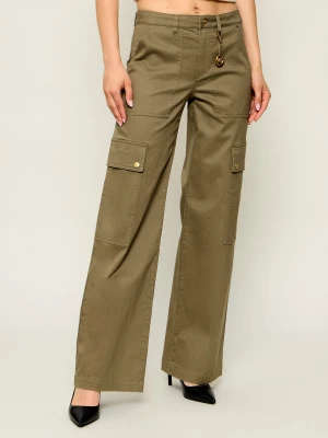 Michael Kors Spodnie cargo Michael | Straight fit zielony