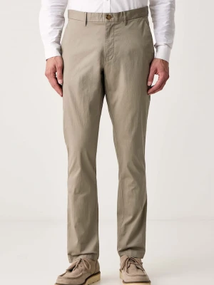 Michael Kors spodnie chinos męskie z bawełną zielony