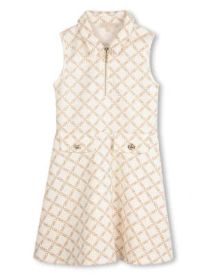 Michael Kors Sukienka codzienna R30300 S Beżowy Regular Fit