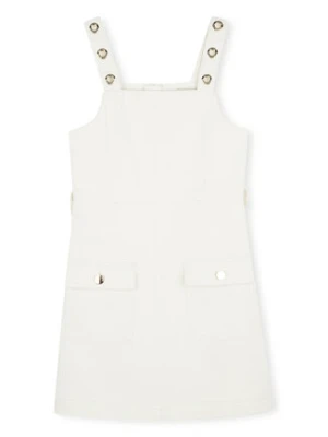 Michael Kors Sukienka codzienna R30352 S Écru Regular Fit