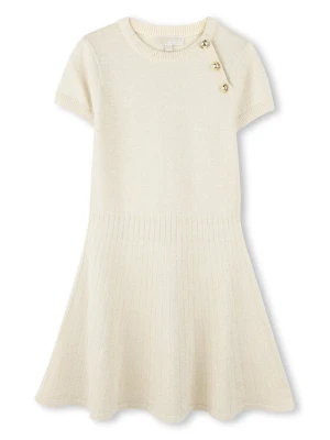 Michael Kors Sukienka dzianinowa R30296 D Beżowy Regular Fit