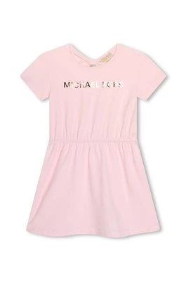 Michael Kors sukienka dziecięca kolor różowy mini prosta