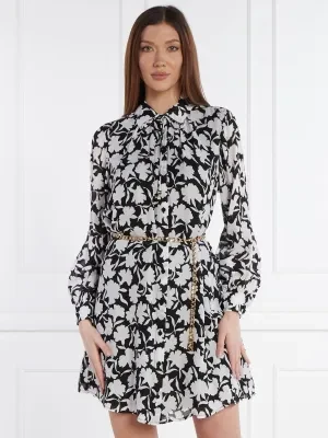 Zdjęcie produktu Michael Kors Sukienka z paskiem | z dodatkiem jedwabiu