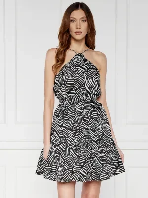 Michael Kors Sukienka z paskiem ZEBRA