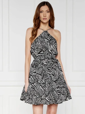 Michael Kors Sukienka z paskiem ZEBRA