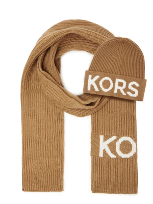 Michael Kors Szal + czapka | z dodatkiem wełny