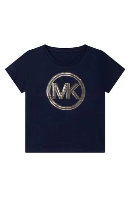 Michael Kors t-shirt bawełniany dziecięcy R15113.114.150 kolor granatowy