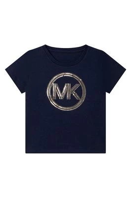 Michael Kors t-shirt bawełniany dziecięcy R15113.156 kolor granatowy