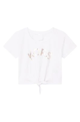 Michael Kors t-shirt bawełniany dziecięcy R15114.156 kolor biały