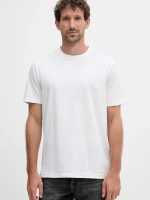 Zdjęcie produktu Michael Kors t-shirt bawełniany męski kolor biały wzorzysty CS5529A5KS