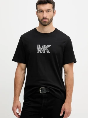 Michael Kors t-shirt bawełniany męski kolor czarny z aplikacją CT552LN1V2