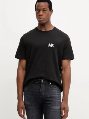 Michael Kors t-shirt bawełniany męski kolor czarny z nadrukiem CF552PT1V2